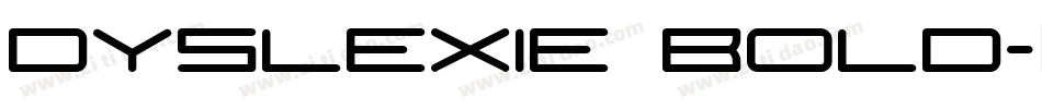 dyslexie bold字体转换